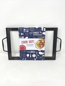 Martha Stewart Collection Cook Out Salt Plate Holder, 14.5in x 8.5in x 1.5in - Picture 1 of 3