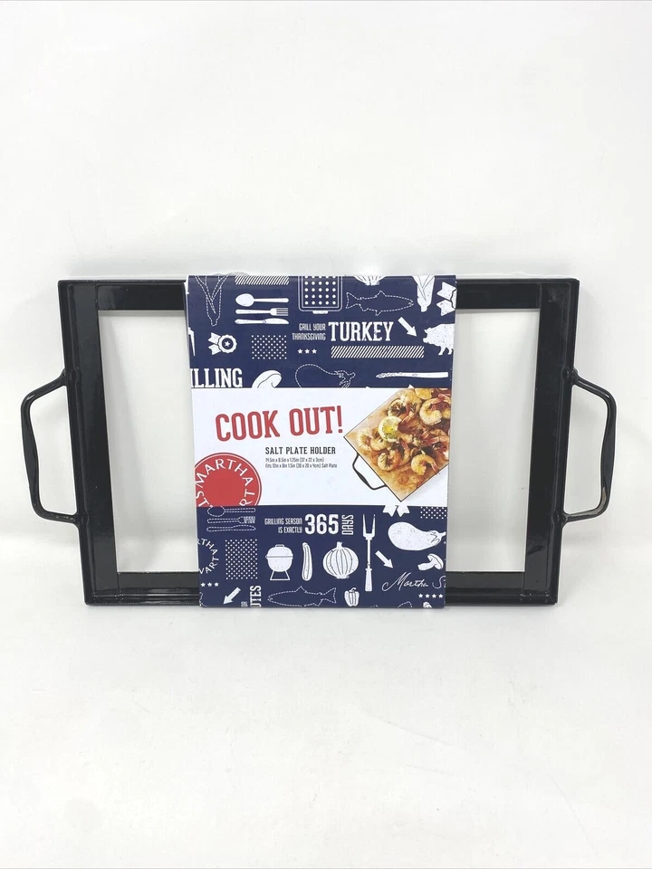 Martha Stewart Collection Cook Out Salt Plate Holder, 14.5in x 8.5in x 1.5in - Image 1 of 3