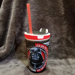 ZAK! SNACK DRINK On CUP Darth Vader Galactic Empire  Snackeez! Jr 5.5"H STRAW - Picture 1 of 8