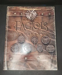 AD&D: Planescape - The Factol’s Manifesto - TSR 2611 1995 - Bild 1 von 5