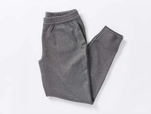 NWT Coyuchi Women's Dillon Organic French Terry Jogger Sz S Charcoal Heather - Picture 1 of 8