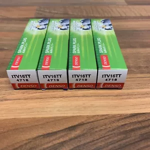 Ford Fiesta 1.6 Mk5 Zetec S 00-02 Denso Iridium TT Spark Plugs ITV16TT - Picture 1 of 3