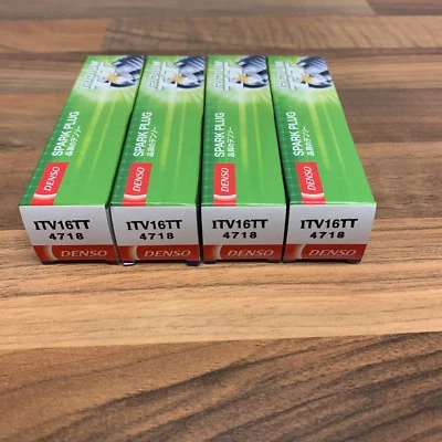Ford Fiesta 1.6 Mk5 Zetec S 00-02 Denso Iridium TT Spark Plugs ITV16TT - Image 1 of 3