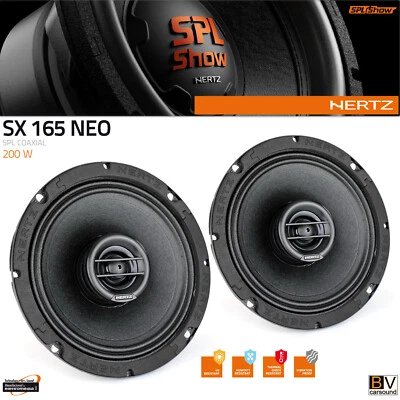 Hertz SX165 NEO SPL 16,5cm 2-Wege Koax-Lautsprecher 96,5 dB 4 Ohm Powersport 6,5 - Bild 1 von 4