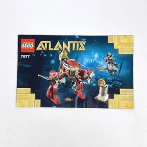 LEGO Atlantis: Seabed Strider 7977 Instruction Manual Booklet ONLY - No Bricks - Picture 1 of 4