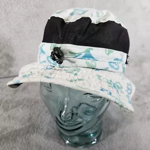 Columbia Bucket Hat Youth Blue Butterfly Dragonfly Omni Shade Adjustable Cap - Picture 1 of 8