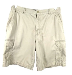 Puritan men's tan cargo short 34/9.5 preowned - Picture 1 of 6