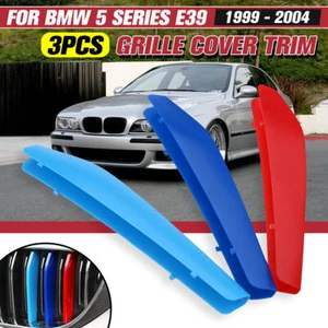 Garniture de Calandre pour BMW Série 5 E39 1999-2004 Sport Grille M Bandes - Imagen 1 de 3