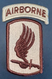US Army DCU 173rd Airborne Brigade Patch Hook & Iron-On A112 - Picture 1 of 1