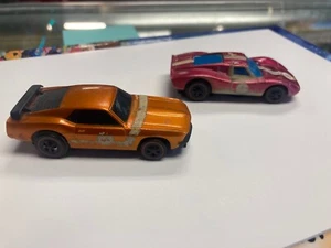 Hot Wheels Sizzlers Mustang Boss 302 & Ford Mark IV Redlines 1969 Mattel - Picture 1 of 6