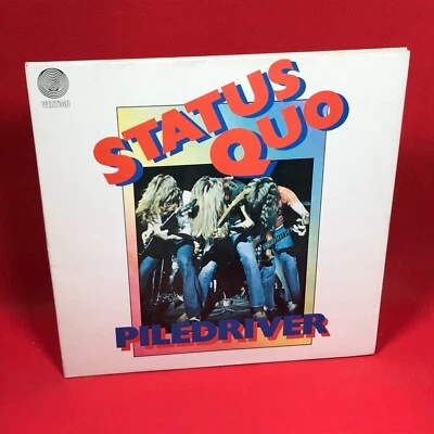 STATUS QUO Piledriver 1972 UK vinyl LP Paper Plane Roadhouse Blues record - Image 1 of 4