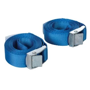 Silverline - Cam Buckle Tie Down Strap 2.5m x 25mm 2pk - 2.5m x 25mm - Picture 1 of 1