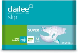 Dailee Slip Super M, L/XL und XXL - 112x Windeln für Erwachsene (4x28 szt.) - Bild 1 von 7