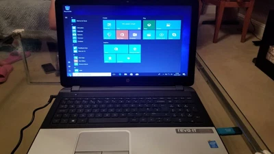 HP 350 G1 15,6" Notebook – Intel i3 8GB RAM 500GB SSD Windows 10 Pro silber/schwarz - Bild 1 von 4