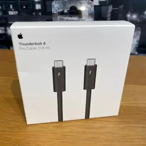 Apple Thunderbolt 4 Pro 1.8m Cable USB-C MacBook iPad iMac 100% Original Sealed - Picture 1 of 12