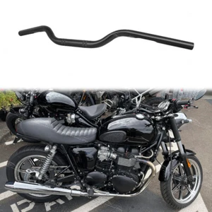 7/8" 22mm Motorcycle Handlebars Tracker Drag Bars For Triumph Bonneville Bobber - Picture 1 of 9