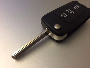 Carcasa de llave remota abatible para HYUNDAI llave remota abatible llavero 3 botones Elantra i20 i30 - Imagen 1 de 6