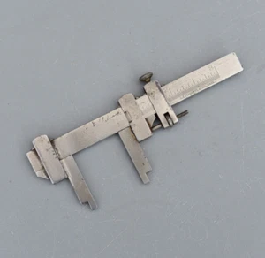 Vintage Rare L.S. Starrett Co. Athol. Mass. USA Small Vernier Caliper 3'' - Picture 1 of 7