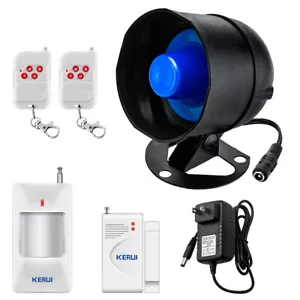 Sistema de Alarma Antirrobo Inalámbrico KERUI Garaje Alerta de Seguridad Sirena Protección Hogar - Imagen 1 de 12