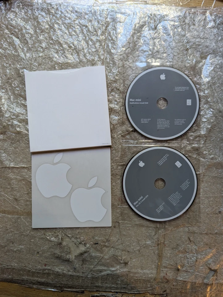 Apple Mac Mini Mac OS X Install + Applications Install DVD + Handbuch + Sticker - Bild 1 von 4