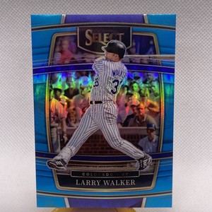 LARRY WALKER /149 2022 SELECT CONCOURSE BLUE PRIZM SP  # 67 Rockies