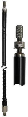 PROCOMM BTF3B 3Ft BLACK EZ-TUNE HEAVY DUTY FIBERGLASS TUNEABLE TIP CB ANTENNA - Image 1 of 3