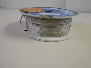 "Rollo de alambre de cobre estañado trenza plana Alpha NOS 1000 pies correa de tierra ancha de 1/8""" - Imagen 1 de 3