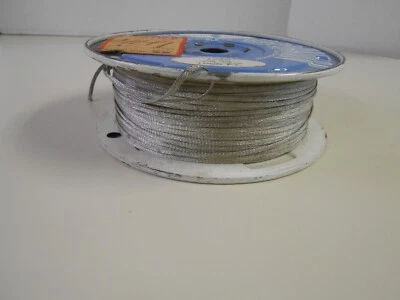 Alpha NOS 1000 英尺扁平编织锡铜线卷 1/8 英寸宽接地带 — 第 1/3 张图片