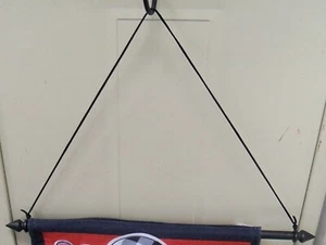 Metal Dowel Garden Flag Hanger Black 16" Wide X 5" High Front Door New - Picture 1 of 1