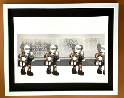 🔥Death NYC Grande Enmarcado 16x20 pulgadas Arte Pop Certificado de Autenticidad Original The Companion Graffiti Foto 1 de 4