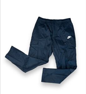 Nike Sportswear Woven Unlined Utility Cargo Pants Black DD5207-010 Mens Large