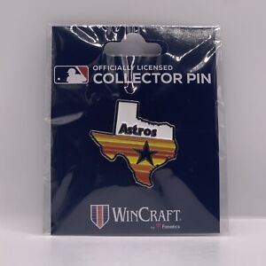 HOUSTON ASTROS Texas Retro Tequila Sunrise Officially Licensed Collector Pin 🔥