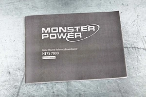  Fuente de alimentación de referencia de cine en casa Monster Power HTPS 7000 Owener's Guide  - Imagen 1 de 4