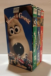 Wallace and Gromit VHS bundle of 3 Great cond RARE HTF VINTAGE - Picture 1 of 7