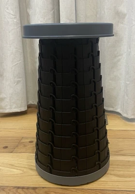 MiniMax Collapsible Stool - Gray 17 1/2" - Image 1 of 3