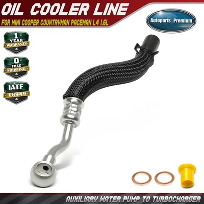 Línea de refrigerante turbocompresor para Mini Cooper 2007-2015 Cooper Countryman L4 1,6 L Foto 1 de 4