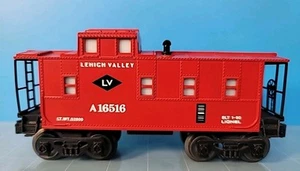 S01: LIONEL No. 6-16516 - O - Lehigh Valley Illuminated Caboose - New, Open Box - Picture 1 of 2