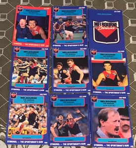 1990 SCANLENS STIMOROL 9 CARD MELBOURNE DEMONS LOT - Northey, Luke Beveridge - Picture 1 of 1
