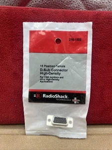 Radioshack 15 Position·Female D-Sub Connector High Density No. 276-1502 - Picture 1 of 3