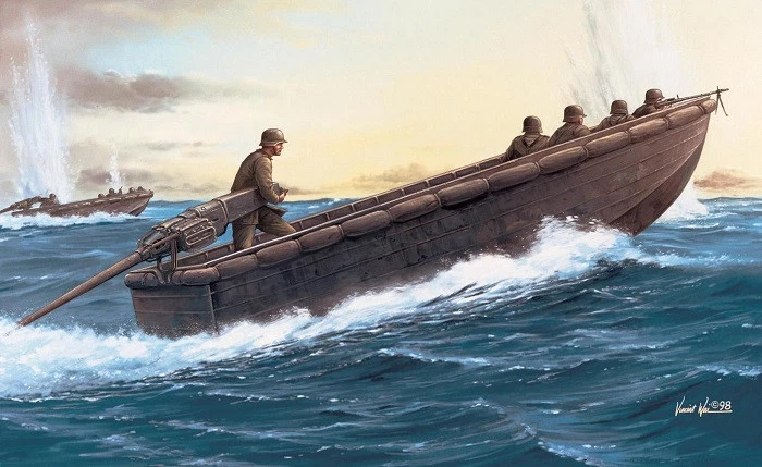 Dragon 6108 - 1/35 WWII Pionieri D'assalto Tedeschi Con Barca - Nuovo - Immagine 1 di 1