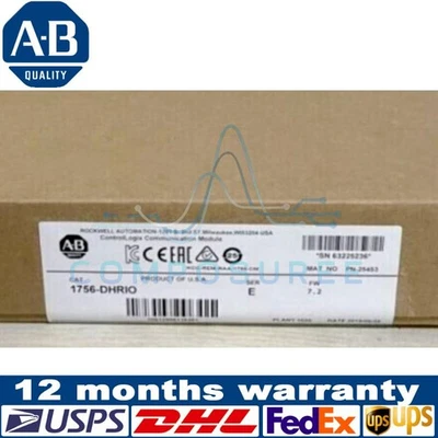 New Sealed AB 1756-DHRIO DH Plus/RIO Controllogix Communication Module 1756DHRIO - Image 1 of 4