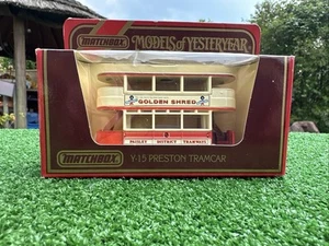 MATCHBOX Models of Yesteryear Y-15 Preston Tramcar - 1900 Onwards - Picture 1 of 7