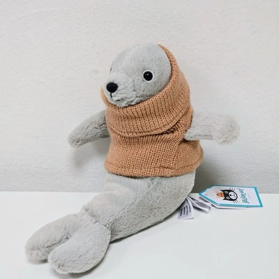 Jellycat Cozy Crew Seal BNWT Cosy Seal In Jumper Winter Plush - Image 1 of 4