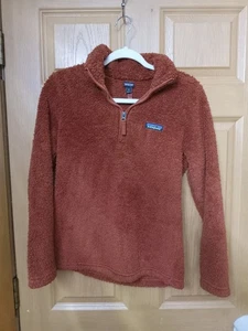 Patagonia Womens Sz XS Burnished Red Los Gatos 1/4 Zip Fleece Pullover - Picture 1 of 8