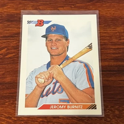 1992 Bowman #189 Jeromy Burnitz     New York Mets - Image 1 of 2