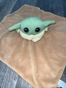 Hallmark Star Wars Baby Yoda The Mandalorian Grogu Lovey Plush Security Blanket - Picture 1 of 4