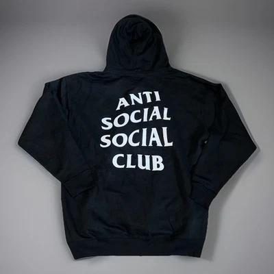 Anti Social Social Club Zip Up Hoodie Men’s Size XL - Image 1 of 4