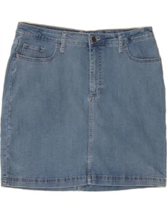 LEE Womens Riders Denim Skirt W38 XL Blue AW05 - Picture 1 of 4