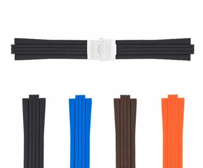 CORREA DE BUZO DE GOMA SUAVE 23-24 MM ACANALADA PARA RELOJ ORIS TT1/TT2 F1 10 MM-11 MM Foto 1 de 4