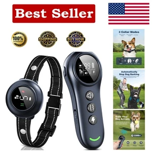 2-in-1 Smart Hundetraining Halsband - Wasserdicht Bellenkontrolle & Schockfunktionen - Bild 1 von 10